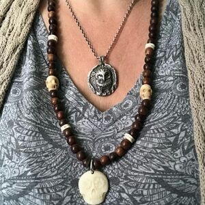 Handmade artisan Sterling Silver owl pendant